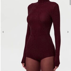 SOLD Naked Wardrobe Burgundy Sparkle Set